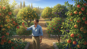 piante da frutto in giardino